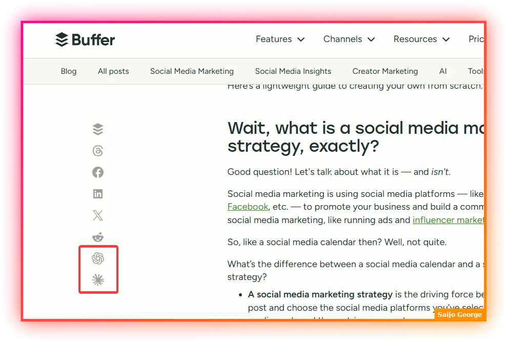 Buffer AI Share Button